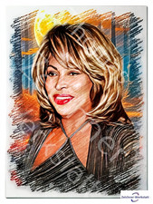 Tina Turner--4c-- 1x Druck, 1