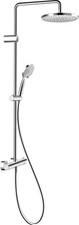 Duravit Shower Systems 303x573x1124mm Edelstahl Gebürstet TH42820080 Duschsystem