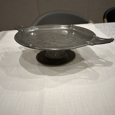 Kayserzinn Jugendstil Tafelaufsatz Reh Motiv