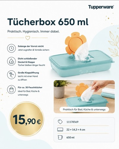 Tupperware feuchttücherbox - tupperware,