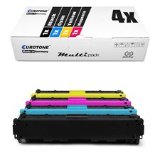 4x Eurotone Eco Toner f�r HP