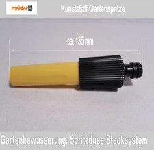 Schlauchspritze Spritzdüse Kunststoff Gartenspritze Düse Stecksystem Schlauch
