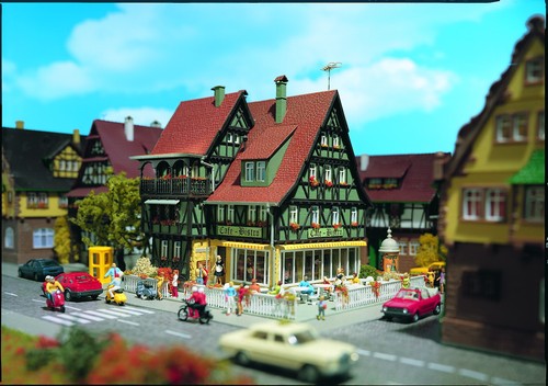 Vollmer 43695 café bistro - h0, café-bistro