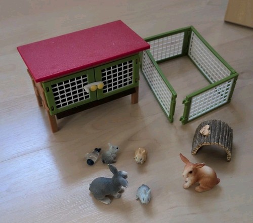 Schleich 42420 kaninchenstall - schleich,