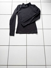 Black Milk Clothing Matte Black High Neck Long Sleeve Top XS Deadstock