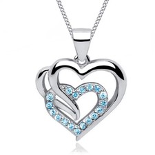 Herz Kette Anhänger 925