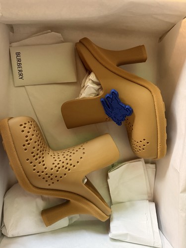 Burberry gummi pantoletten - gummi,