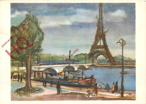 Ansichtskarte paris la tour - ansichtskarte:,