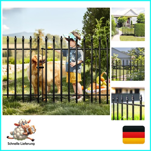 Metallzaun gartenzaun 91cm - metallzaun,