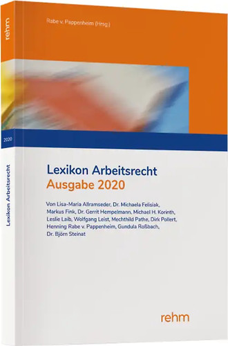 Lexikon arbeitsrecht 2020 - lexikon,