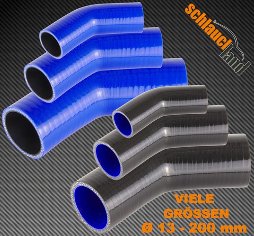 Silikonbogen id13 200mm - 45°, id13-200mm