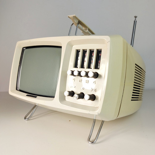 Vintage mini television space - television,