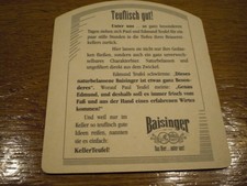 Bier Brauerei Bierdeckel Baisinger Rottenburg a. N.