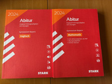 Abitur Englisch + Mathematik Prüfungsaufgaben/Lösungen 2024 - sehr guter Zustand
