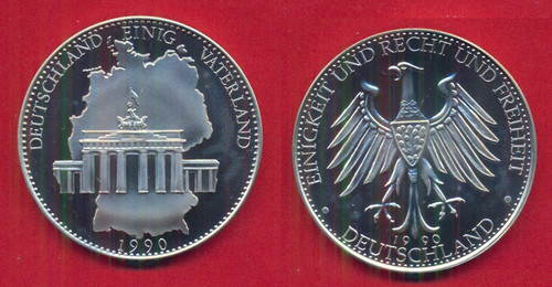 Medaille 1990 deutschland - ,