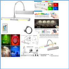 HONWELL Drahtlose Bilderleuchte LED, Bilderlampe mit Fernbedienung,Drehbarer