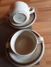 12 Stck. SUPPENTASSEN beige