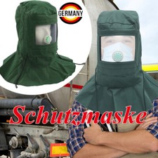 Sandstrahl Sandstrahler Sandstrahlhaube Anti Wind Schutzmaske Helm Schutz Maske.