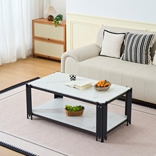 Couchtisch Marmor Set Gold &