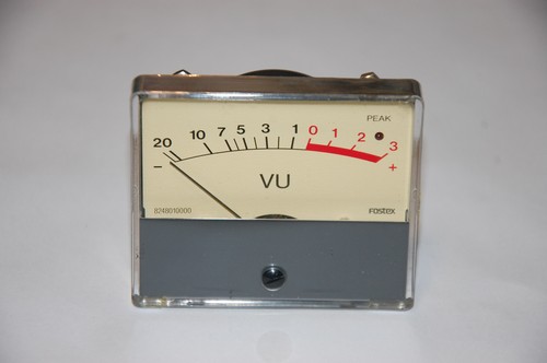 Meter peak level - vu,