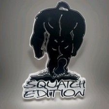 3D  Squatch Edition Metall Aufkleber KFZ Auto Sticker Sasquatch Bigfoot