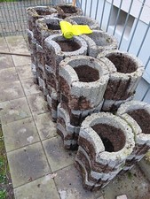 Halbrunde Betonkübel 37 Stück