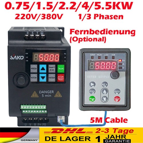 380v 5kw - 380v, 1.5kw~5.5kw