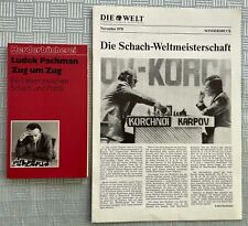 2 x Ludek Pachmann - Schach Klassiker Zug um Zug und Sonderausgabe zur WM 1978 