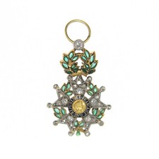 Großartig Und Selten Medaille De L’ Orden Legion D’Ehrenkreuz D’Epoche 3eme