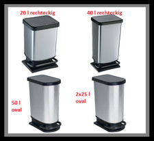 Tretabfallsammler Silber verschiedene Modelle und Größen