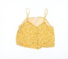 Monki Damen gelb Blumen