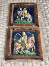 Keramik Bilder Vintage  / Kaiser Leopold / Fürst aus der Pfalz / RAR