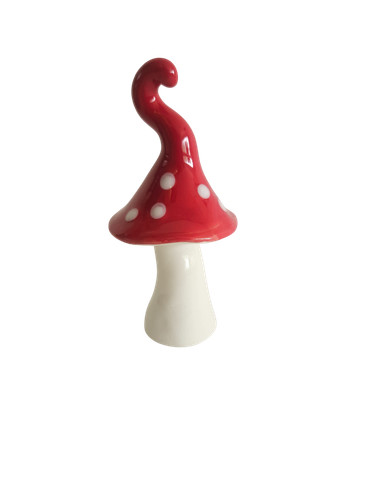 Deko keramik pilz 14cm - pilz,