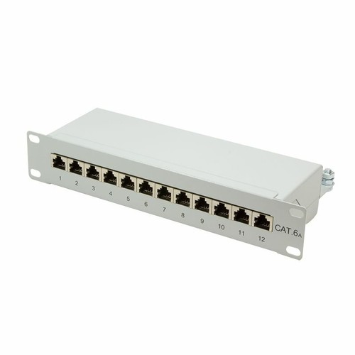 Patchpanel cat 6a stp - 10", cat.6a