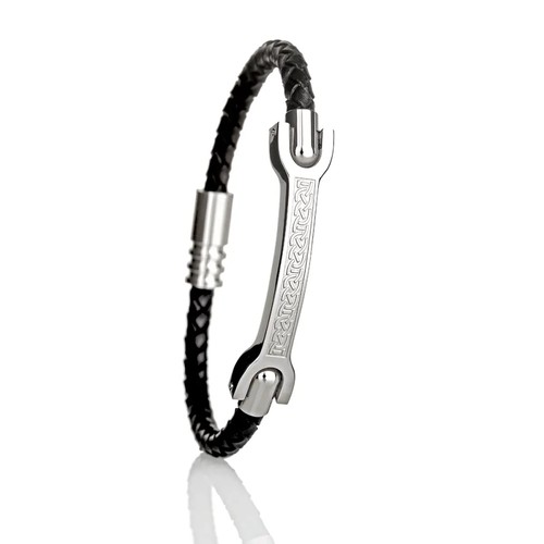 Keltisches lederarmband mit - keltisches,