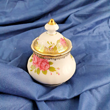 Zuckerdose, Zuckertopf Firma Winterling, Teatime, mit Goldverzierung und Rosen