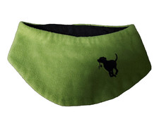 Neu !!  Hundehalstuch grün mit Druckknöpfen Größe L von EasyDogs - Fleece -