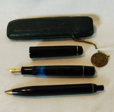 Kaweco Sport  Füller 12G/OF , 14 c, 585 u.  Kuli 619 Original Etui, sign.