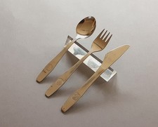 Kinderbesteck☆ABS ROSTFREI DDR☆Marienkäfer☆Biene☆Schmetterling☆80er Jahre 