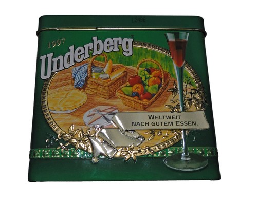 Blechdose underberg - blechdose,
