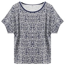 sheego Damen T-Shirt Oberteil