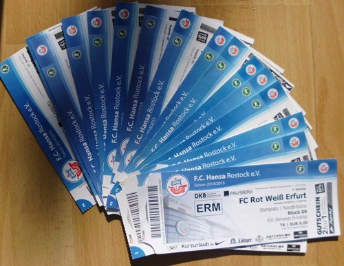 Eintrittskarte ticket hansa - eintrittskarte, /