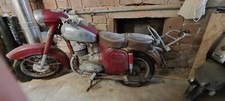 Motorrad Oldtimer Jawa 175 Scheunenfund