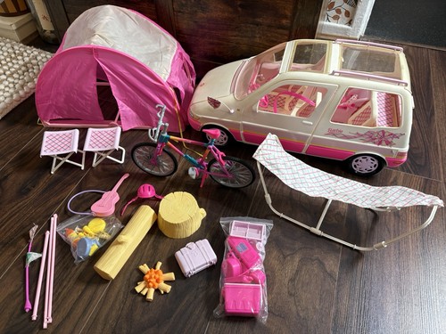 Vintage barbie car - barbie,