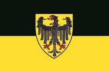 Aufkleber Flagge Aachen  Fahne Autoaufkleber Sticker