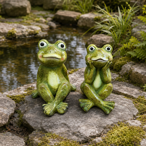 Polly frosch gartenfigur - polly,