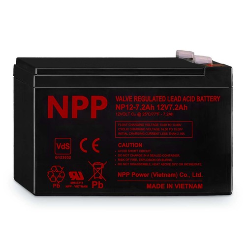Npp bleiakku np12 2ah 12v - bleiakku, np12-7.2ah