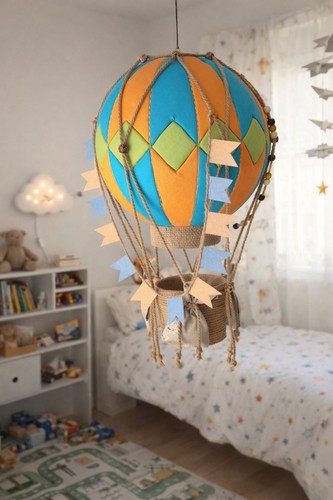 Handmade deko heißluftballon - handmade, deko-heißluftballon