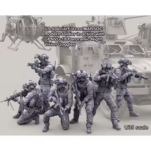 Resin spezialeinheit set - 1:35,