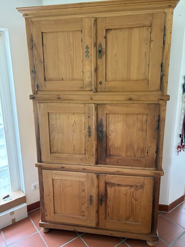 Antiker brandschrank weichholz - antiker,